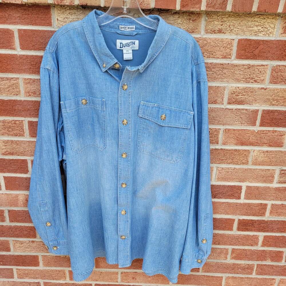 Duluth Untucked Button Up Shirt Men's Size 2XL Standard Fit